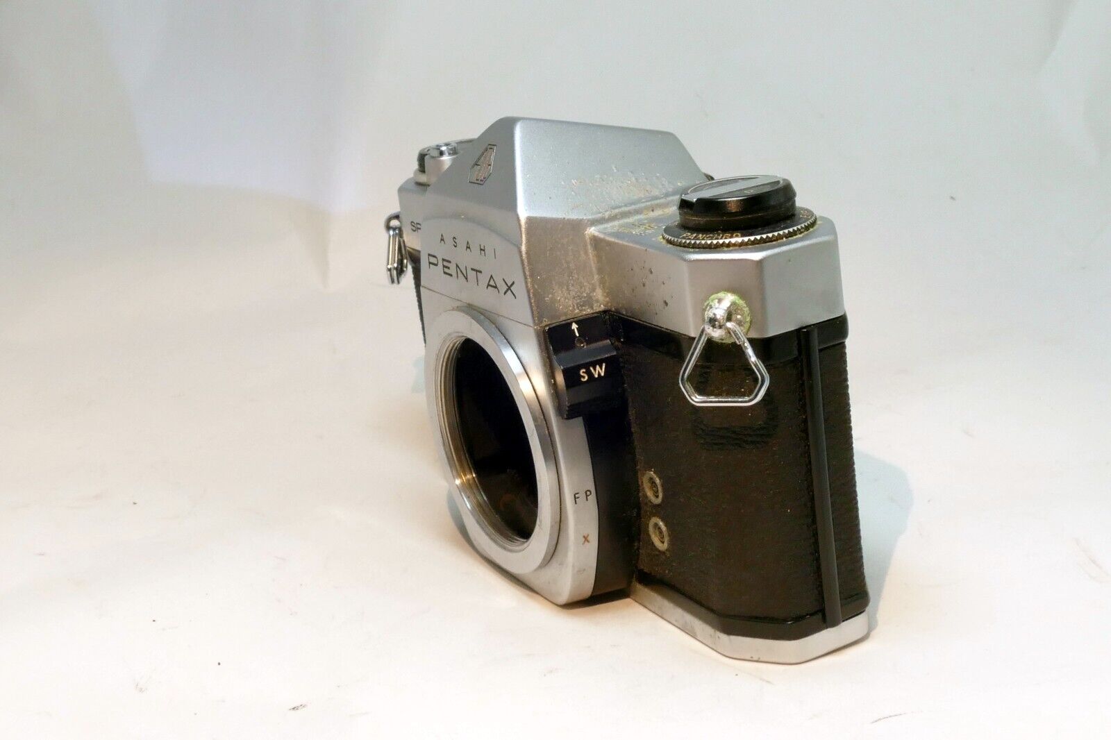 Pentax Spotmatic SP ASAHI Silver 35mm SLR Vintage Film Camera