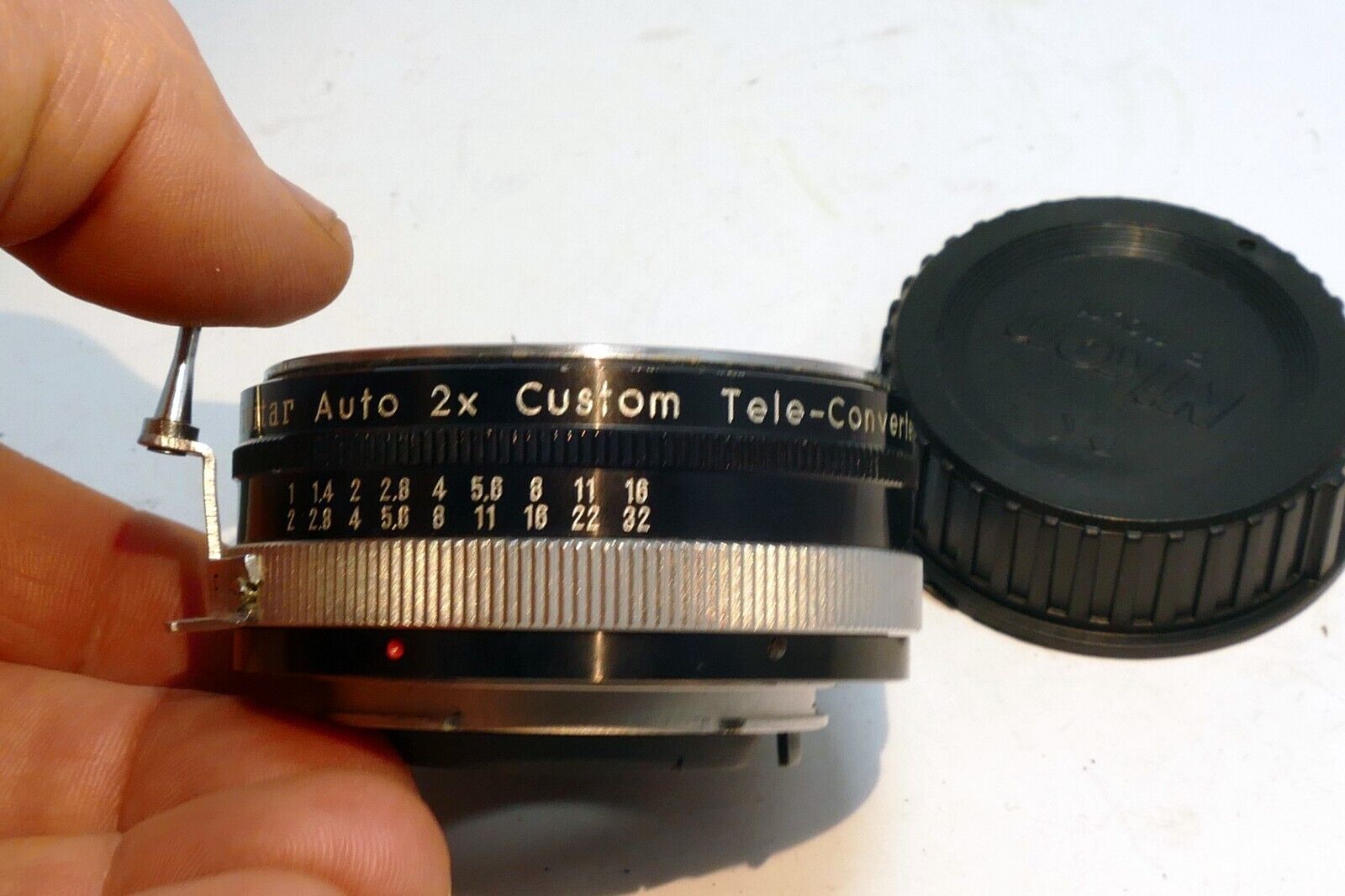 Vivitar Auto Custom 2X Lens Teleconverter for Nikon F mount manual  focus 2X-3