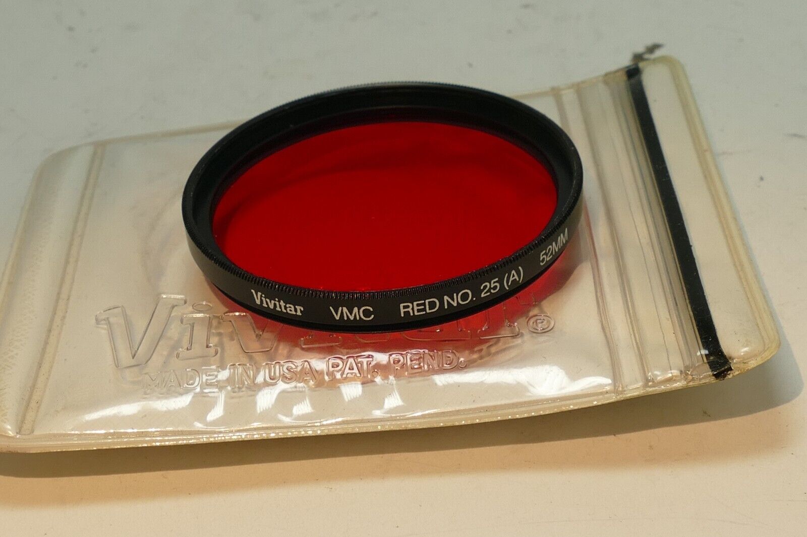 Vivitar VMC 52mm RED No. 25A  Filter Multi-Coated