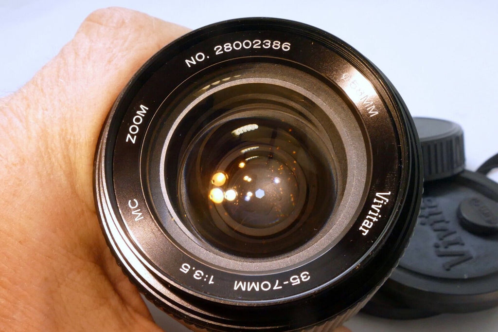 Vivitar 35-70mm f3.5 Manual Focus constant Aperture zoom Lens - Olympus OM mount