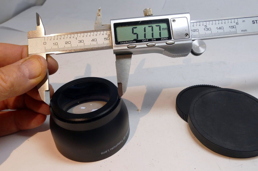 52mm Threaded Telephoto Lens attachment AUX HD III Tele Lens