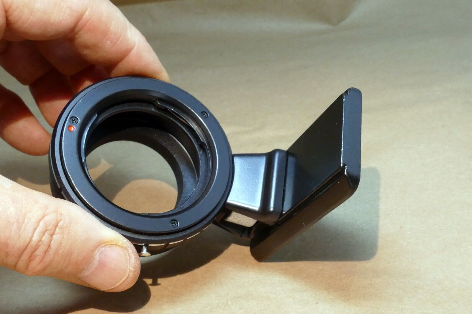 Minolta MD/MC Lens to FX Camera mount adapter Fuji Fujifilm X-Pro w/ Tripod Shoe