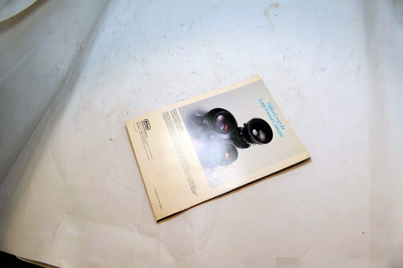 Nikon Nikkor EL Enlarger Lens Information Brochure Specification list