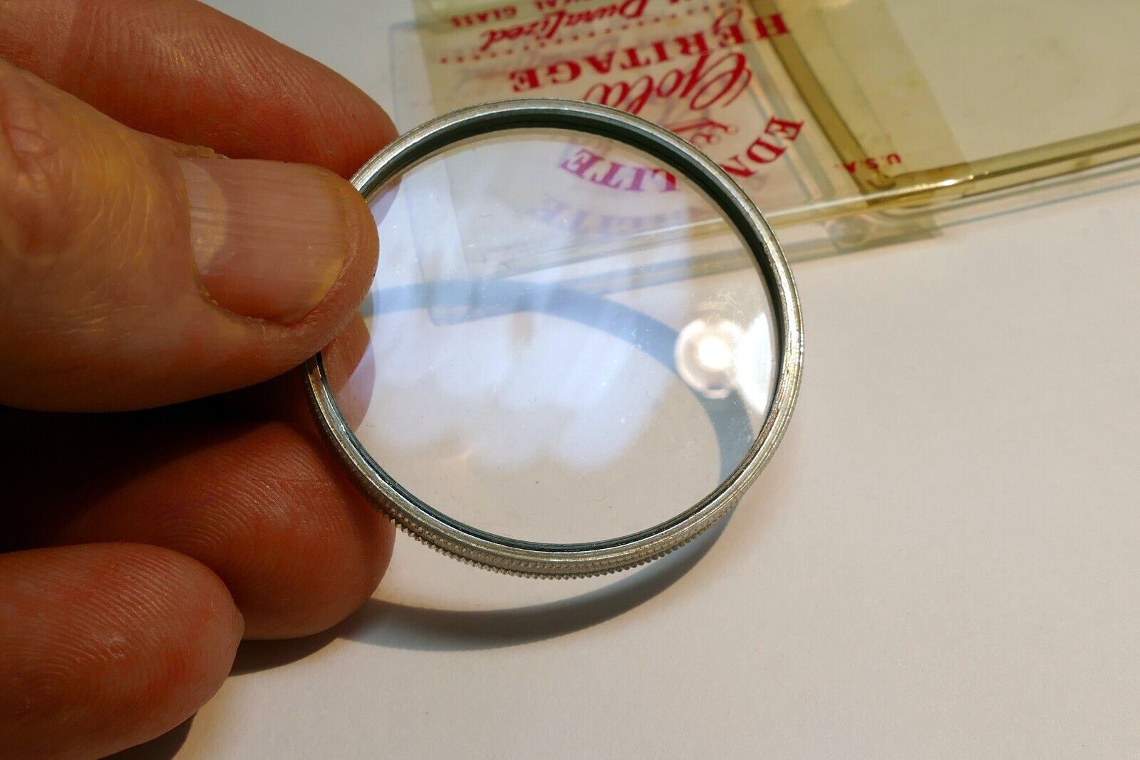 Ednalite Duraklad Portrait +1A  Series # 6 (VI) Lens Filter drop in 41.3mm OD