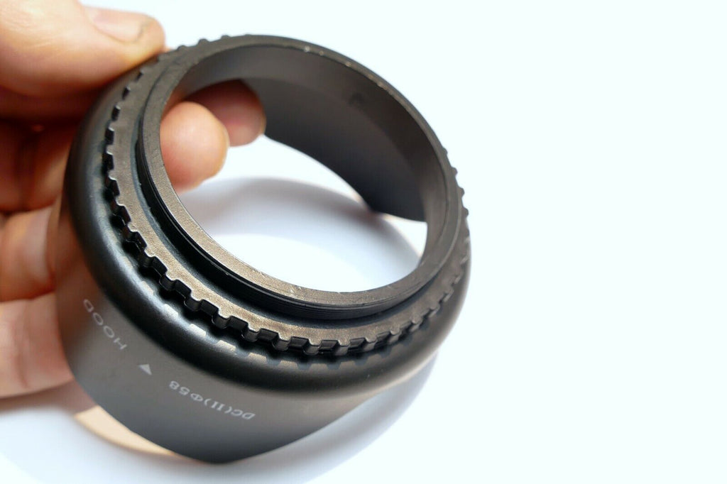 58mm LENS Hood Shade screw in petal plastic single threaded for 18-55mm IS EF-S