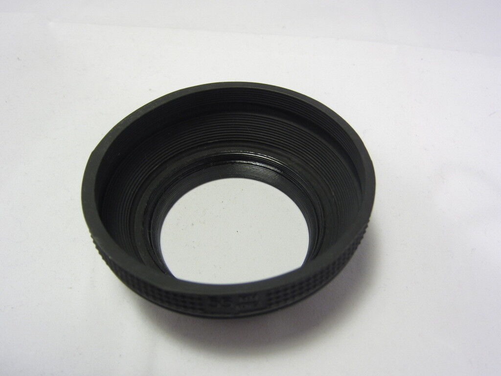 vintage Generic Rubber Lens Hood 55mm for 58mm f1.4  6206043
