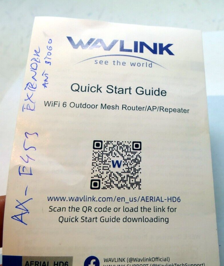 WaveLink HD6 Aerial Repeater  Instruction Manual Guide