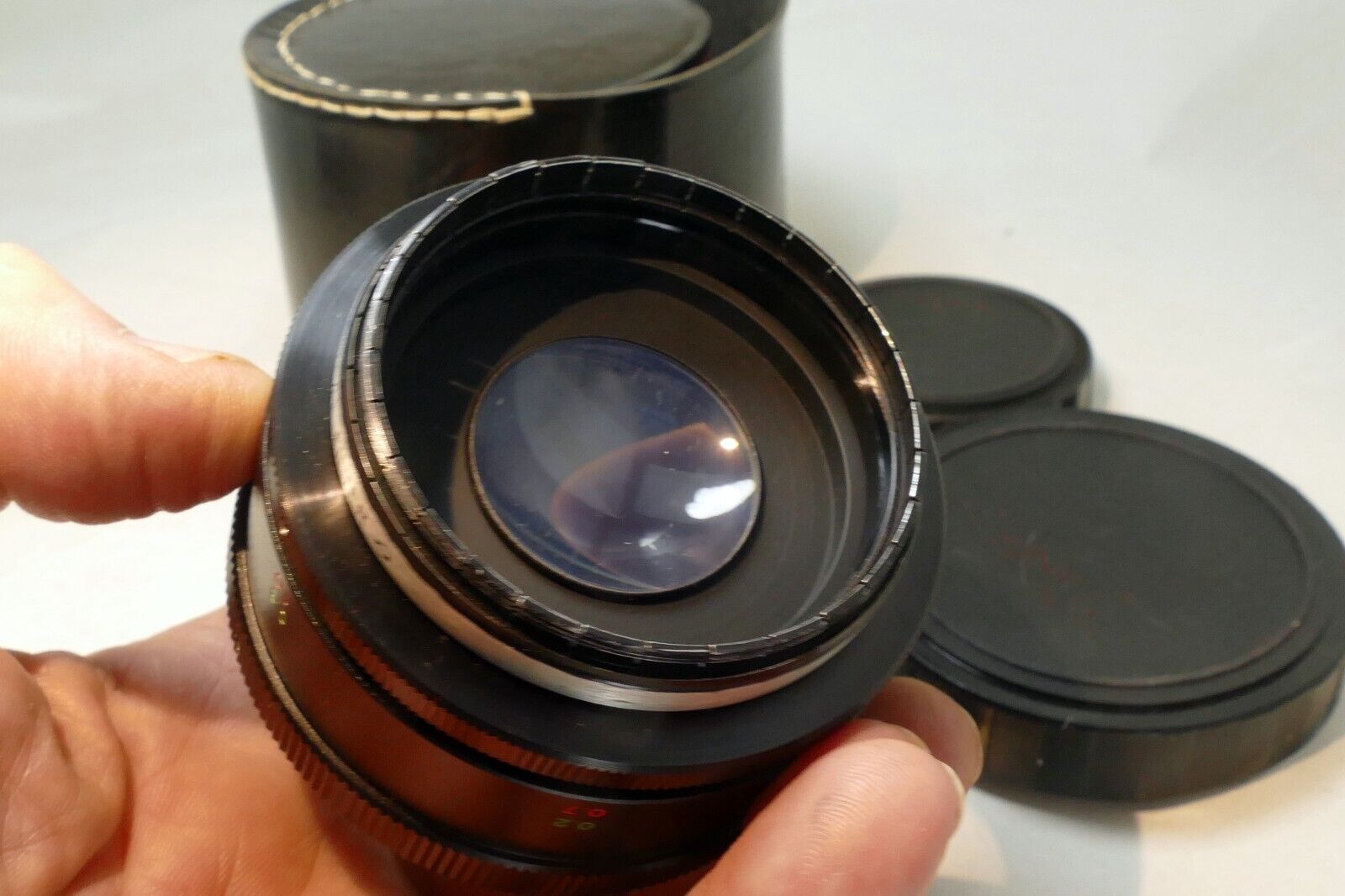 Tiger Macro zoom AUX Camera LENS Series VII 54mm threads - with heavy haze AS IS