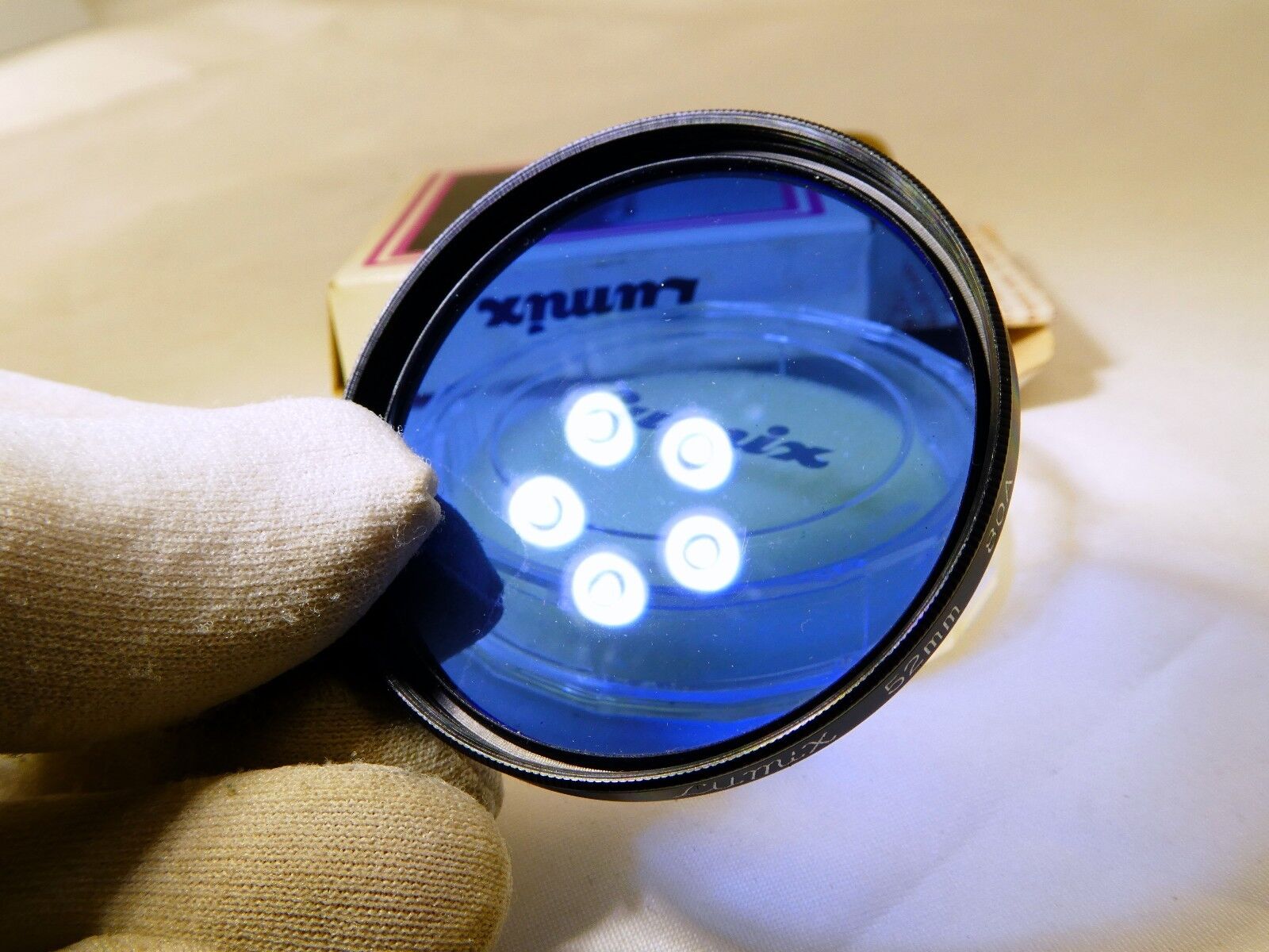 Lumix 80A 52mm Dark Blue Filter for Color Film Made in Japan Genuine EOM