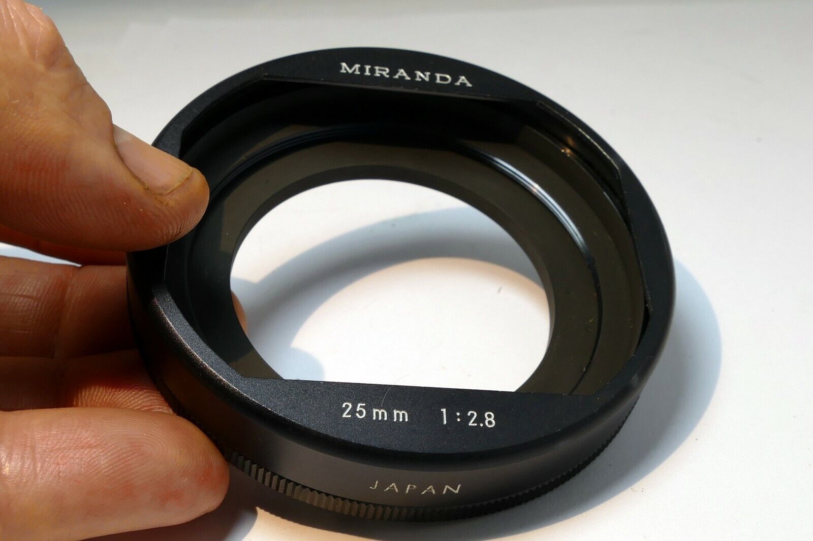 52mm Lens Hood Shade for Miranda 25mm f2.8 Metal 52mm screw in
