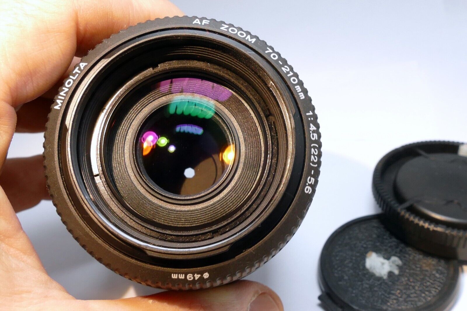 Minolta 70-210mm f4.5-5.6 lens for  SONY A mount AF A57 a68 cameras - near mint