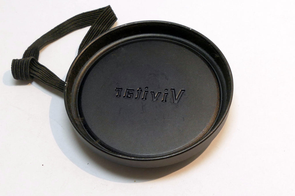 55mm Slip on Front Lens Cap Metal with keeper string  for Vivitar
