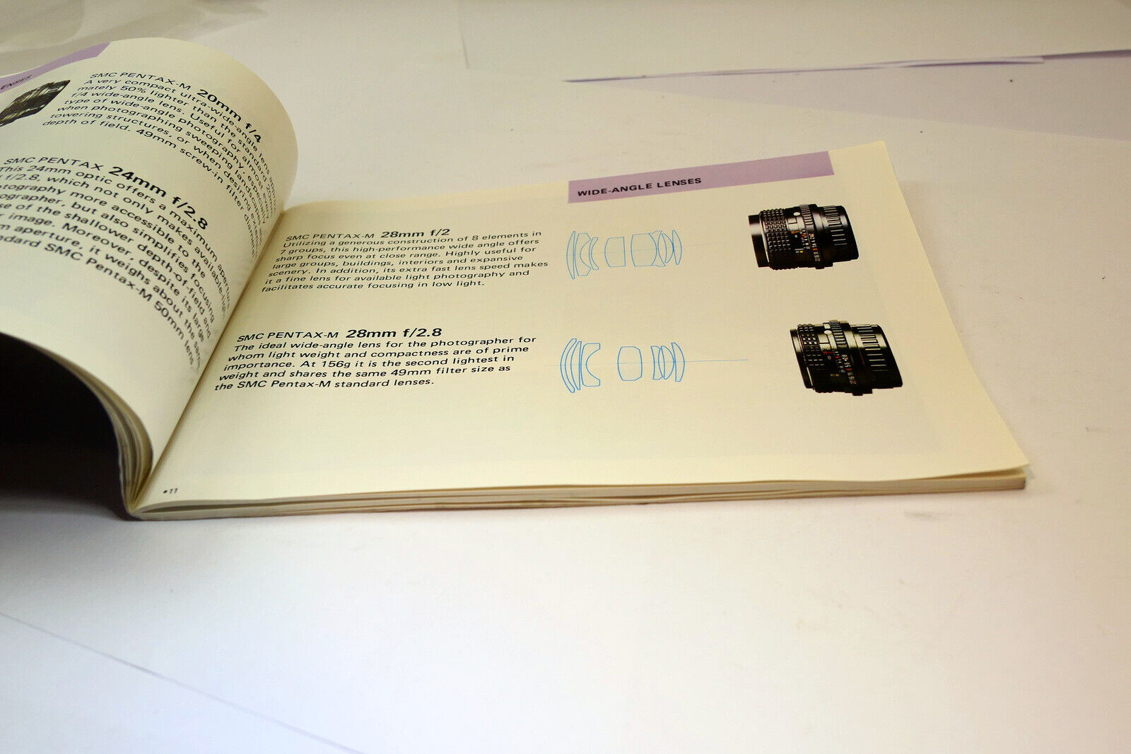 Pentax Lenses and Accessories camera  (EN) booklet brochure genuine 1971 K1000