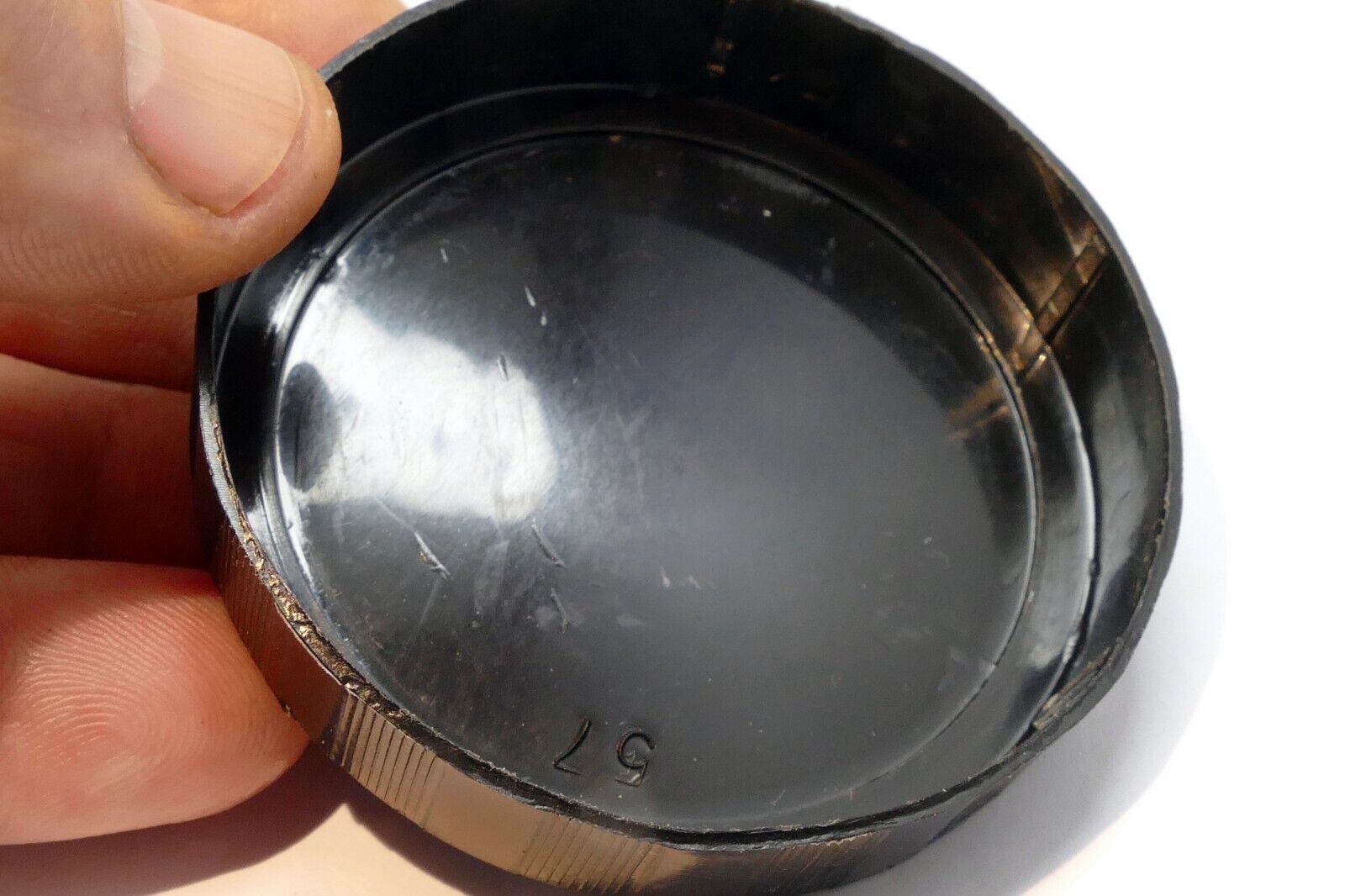 55mm Front lens cap plastic slip on type for  135mm f2.8