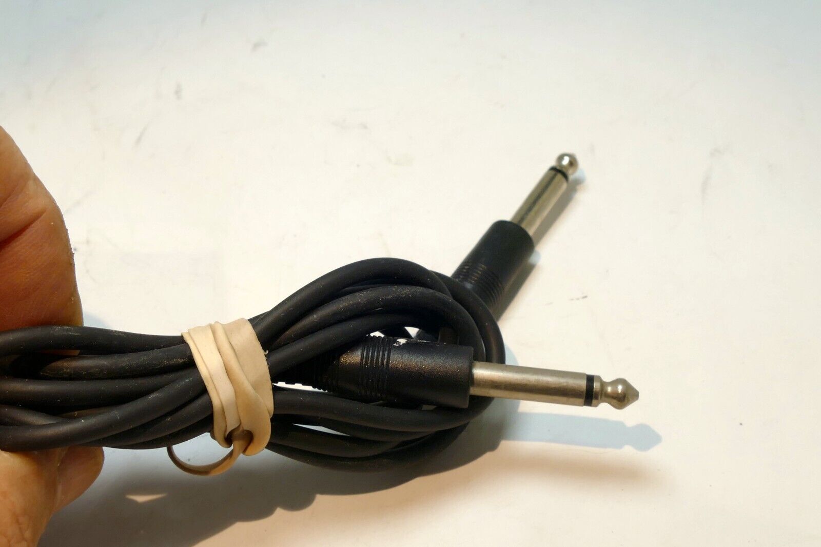 3ft 1/4inchinch MONO TRS Phono Cable  Male to Male
