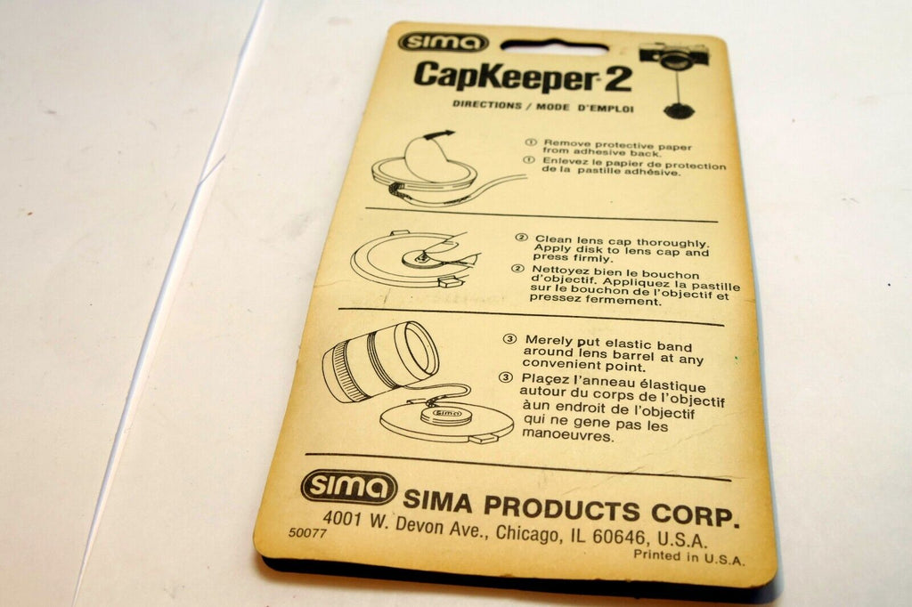 Sima Cap Keeper  2 Camera Lens Cap  string  Genuine