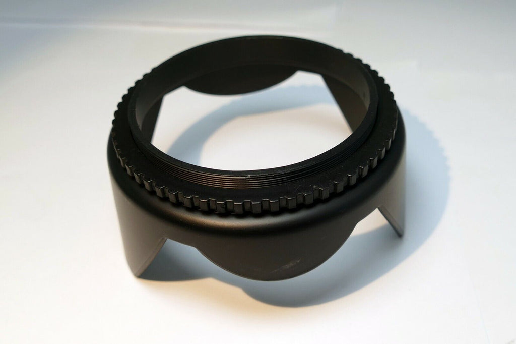 77mm Plastic Lens Hood Shade petal flower shaped