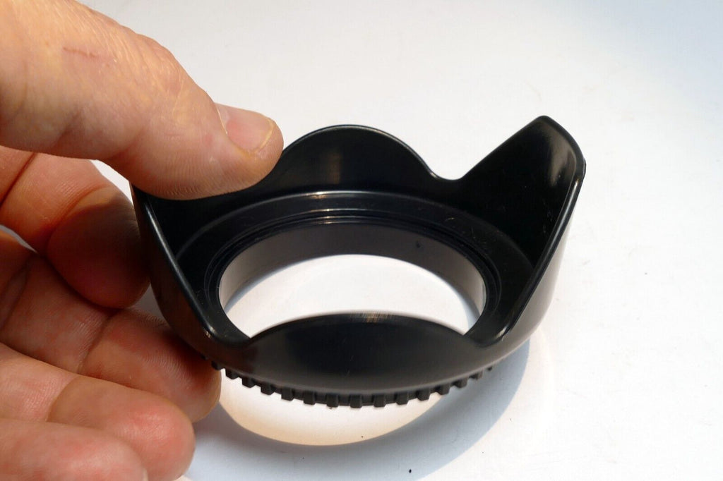 58mm OD Lens Hood Shade  threaded  plastic for 18-55mm IS