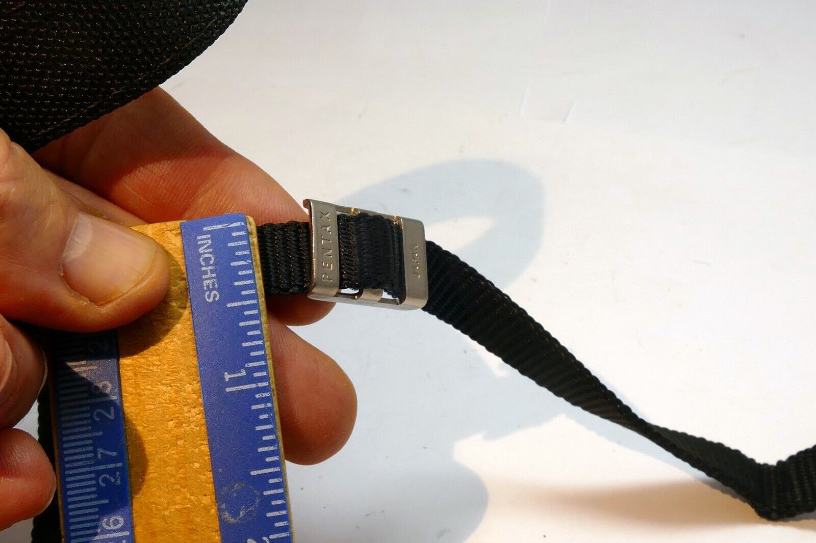 Pentax Camera Neck Strap All Black 2.5cm Wide 645n - OEM Genuine