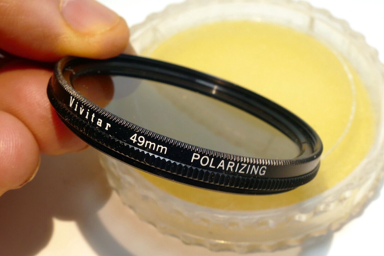 Vivitar 49mm PL Polar Filter Low Profile Thin linear polarizer