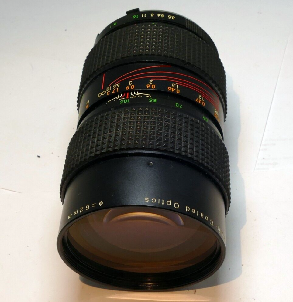 JC Penney 35-105mm f3.5 MC lens for Minolta MD mount  SRT 101 - MINT