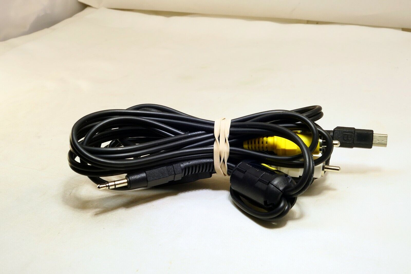 Nikon Audio RCA cable to 3.5mm for camera and USB cable