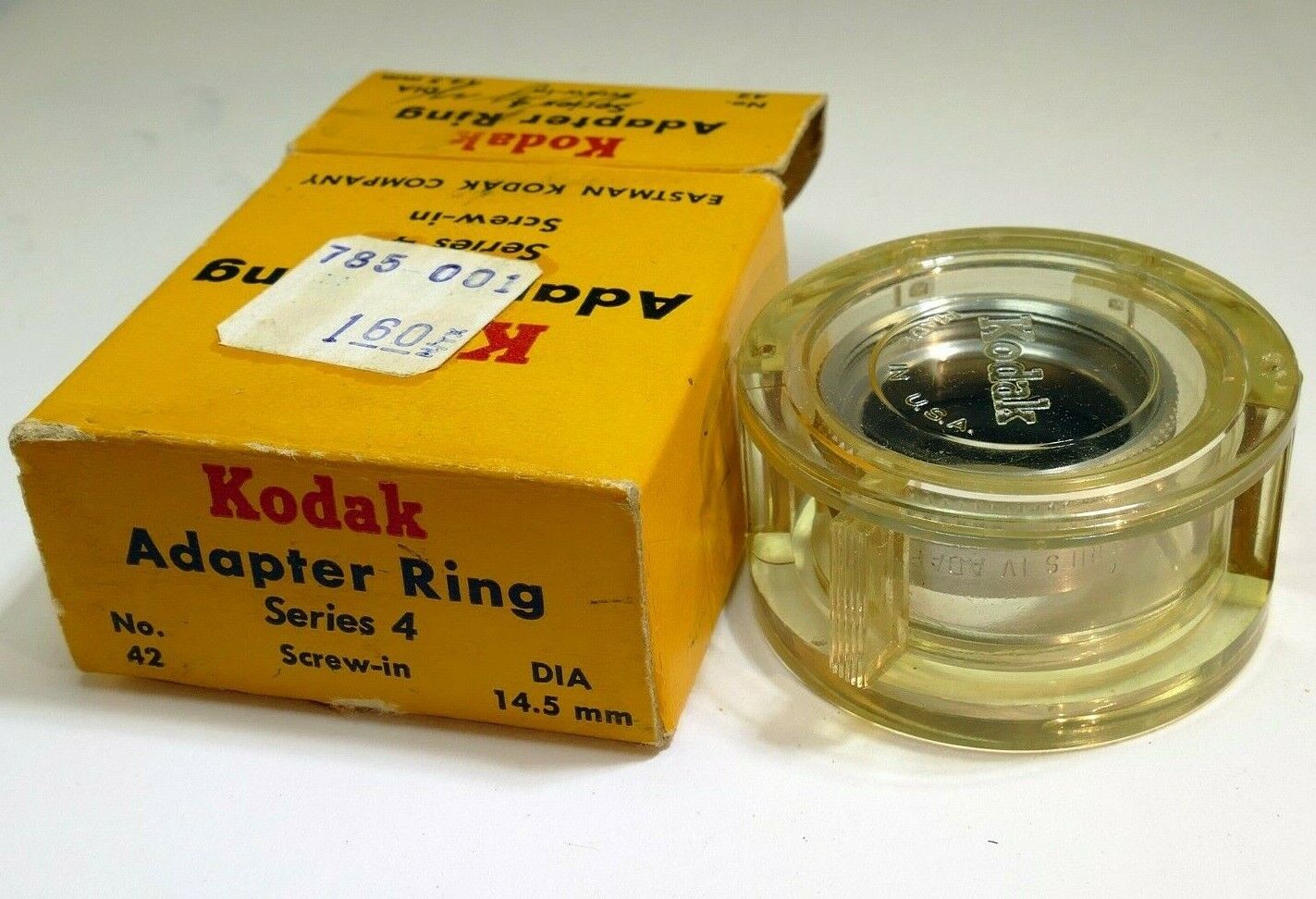 Kodak series 4 IV Adapter No. 42 slip on  to 14.5mm threaded Filter Ring holder