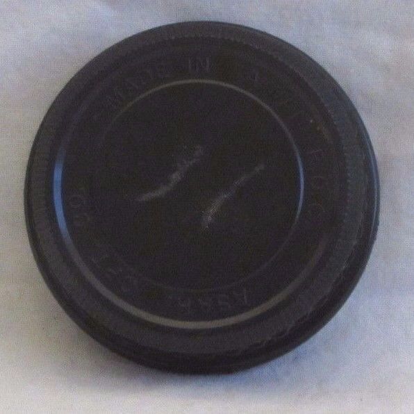 Rear Lens Cap: B21433 Asahi Opt. Co. Pentax Takumar Made in Taiwan