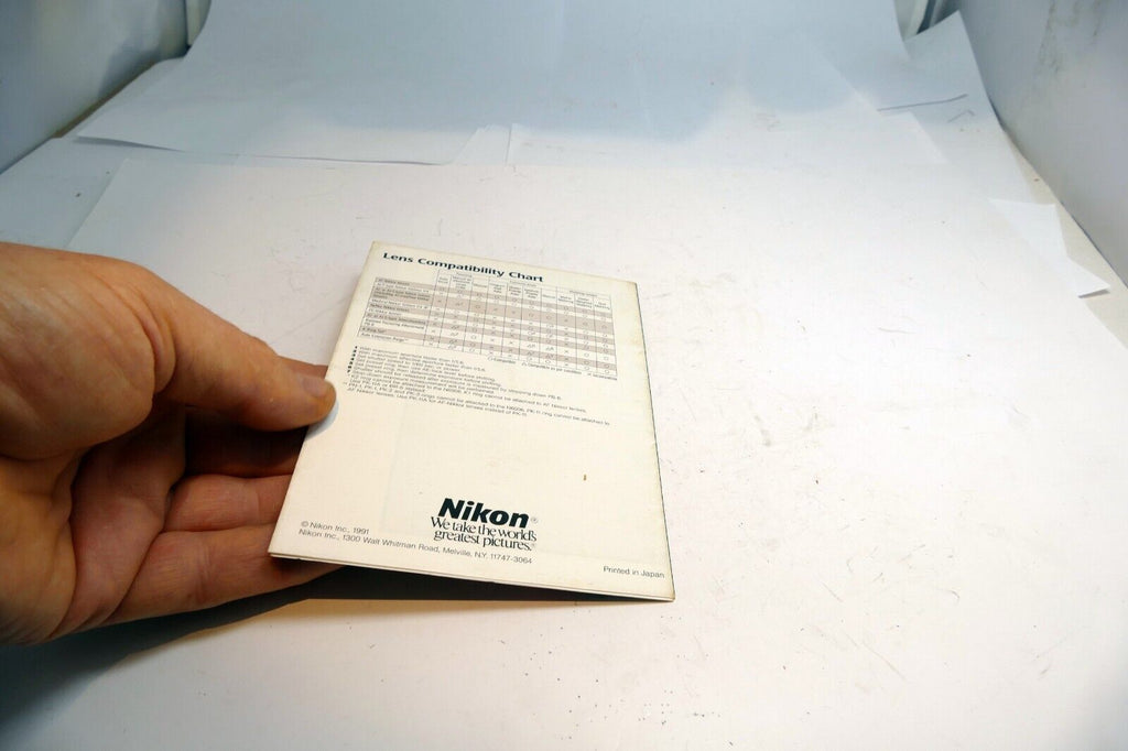 Nikon N6006 camera  Photo Guide Brochure