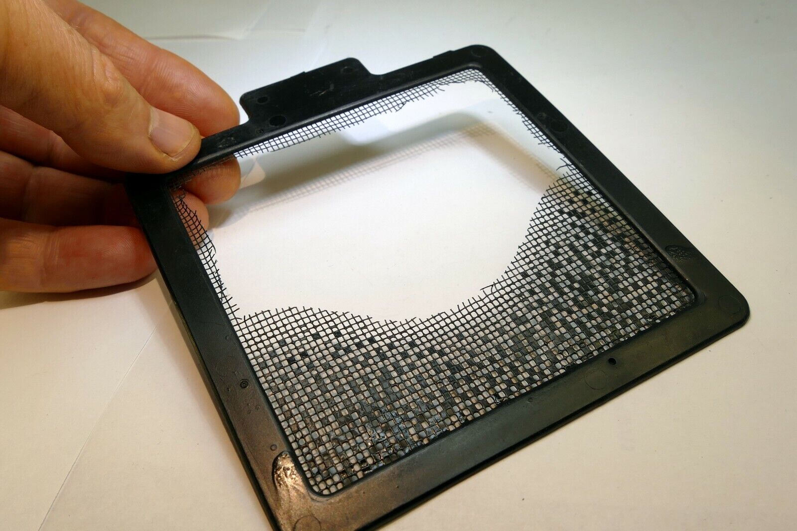 Lindahl Plastic Vignetter Mask Frame 4.5X4.5" bellows Low Bottom Arc 