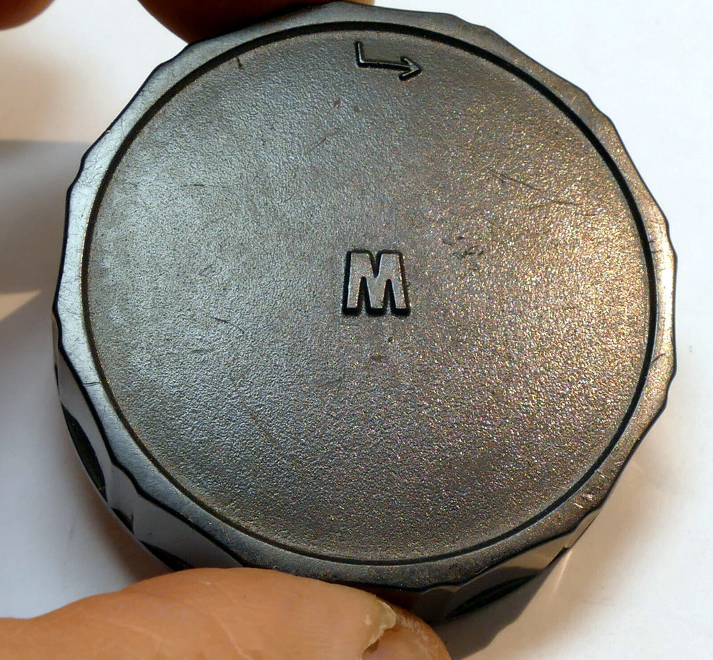 M Rear Lens Cap - twist on type - for Minolta MC MD lenses