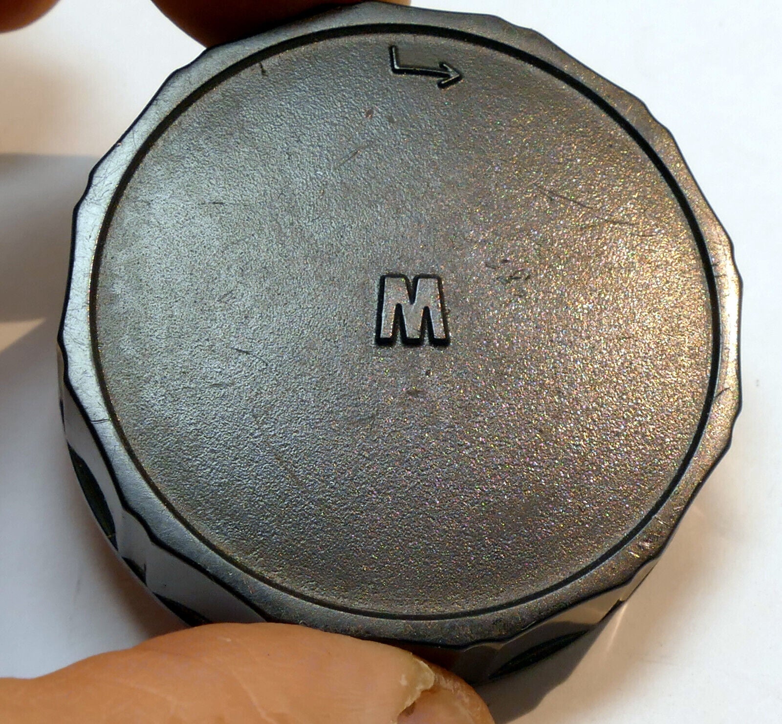M Rear Lens Cap - twist on type - for Minolta MC MD lenses