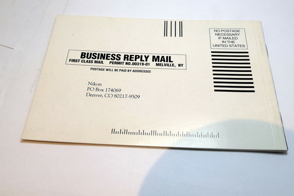 Nikon SLR Owners Coupon Book booklet sales 1998 sale F4s F5 FM2n