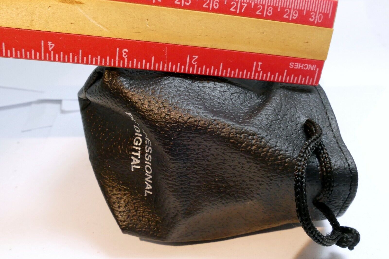 Professional Digital Soft Lens Case drawstring Bag Pouch for  0.5X  lens 3X3"