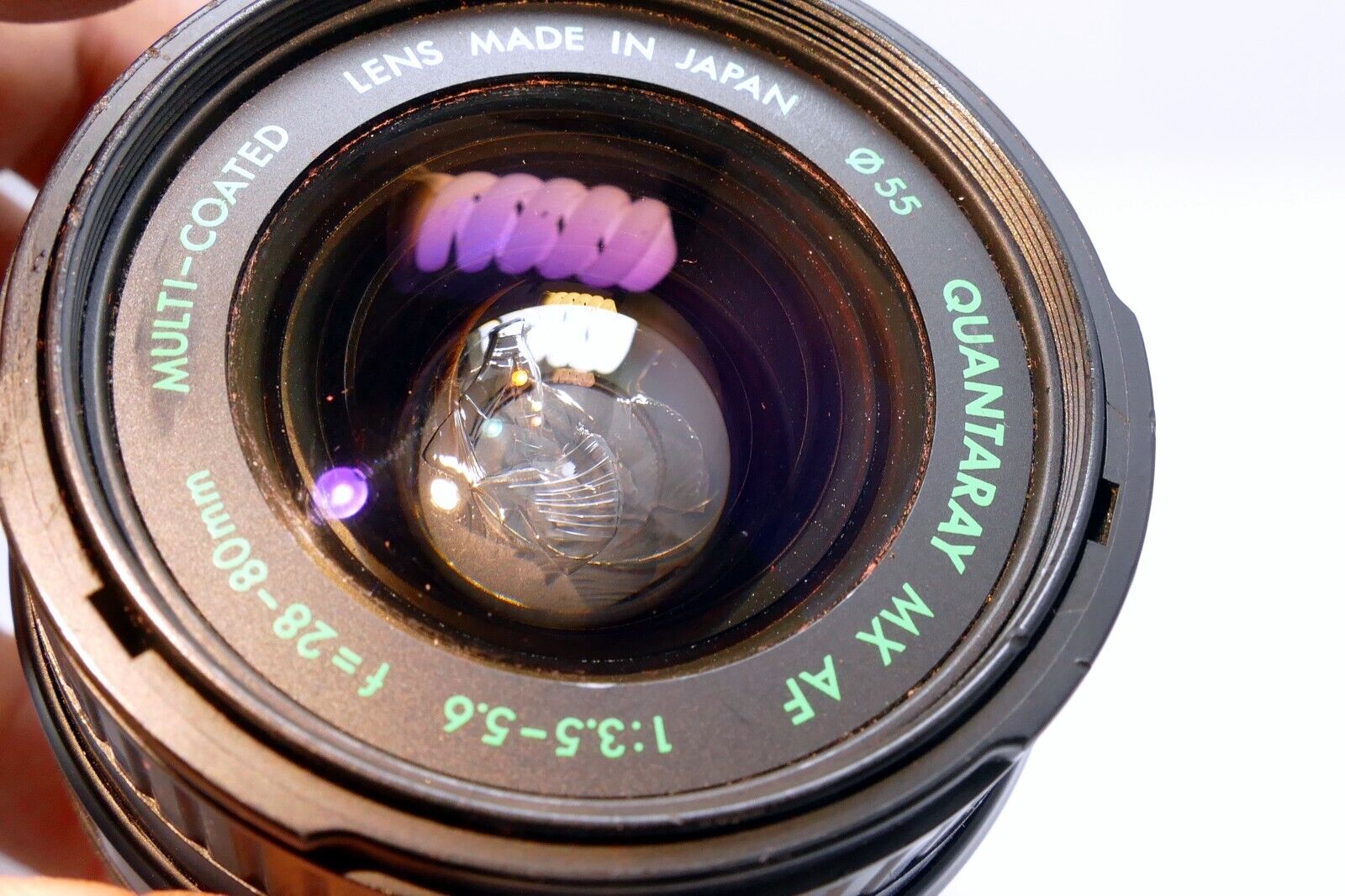 Quantaray 28-80mm f3.5-5.6 AF lens for Minolta AF Damaged parts or repair AS IS