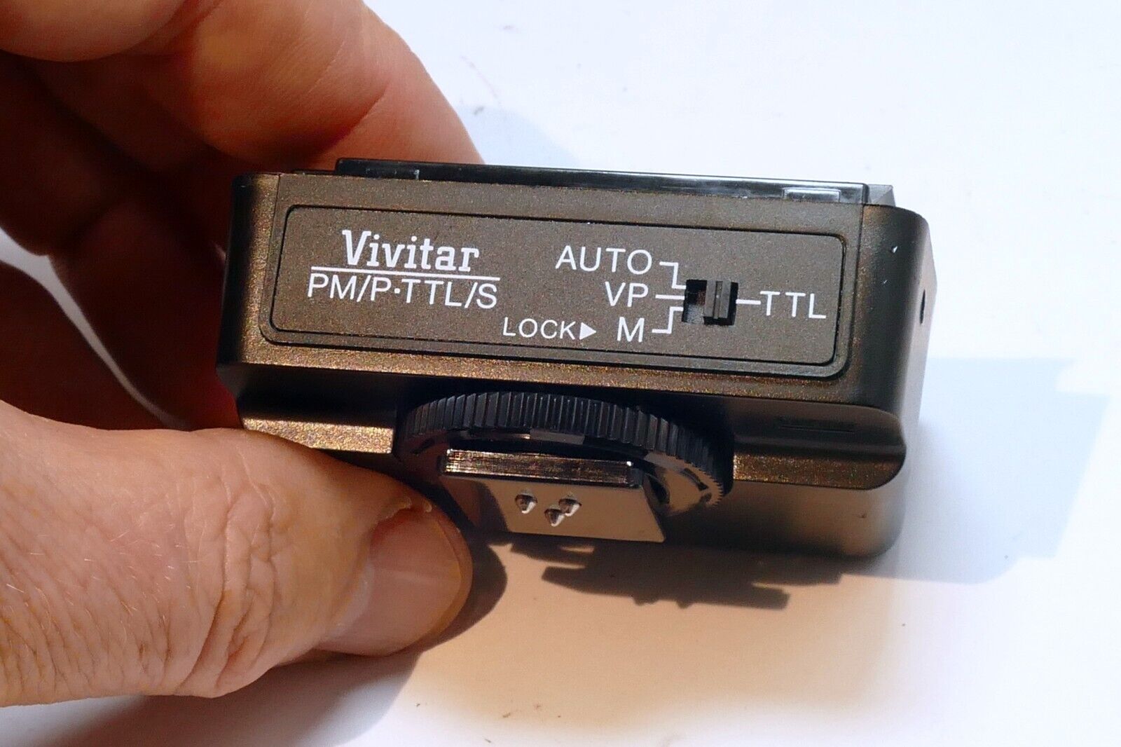 Vivitar PM Pentax P-TTL/S Adapter for flash 12 pin