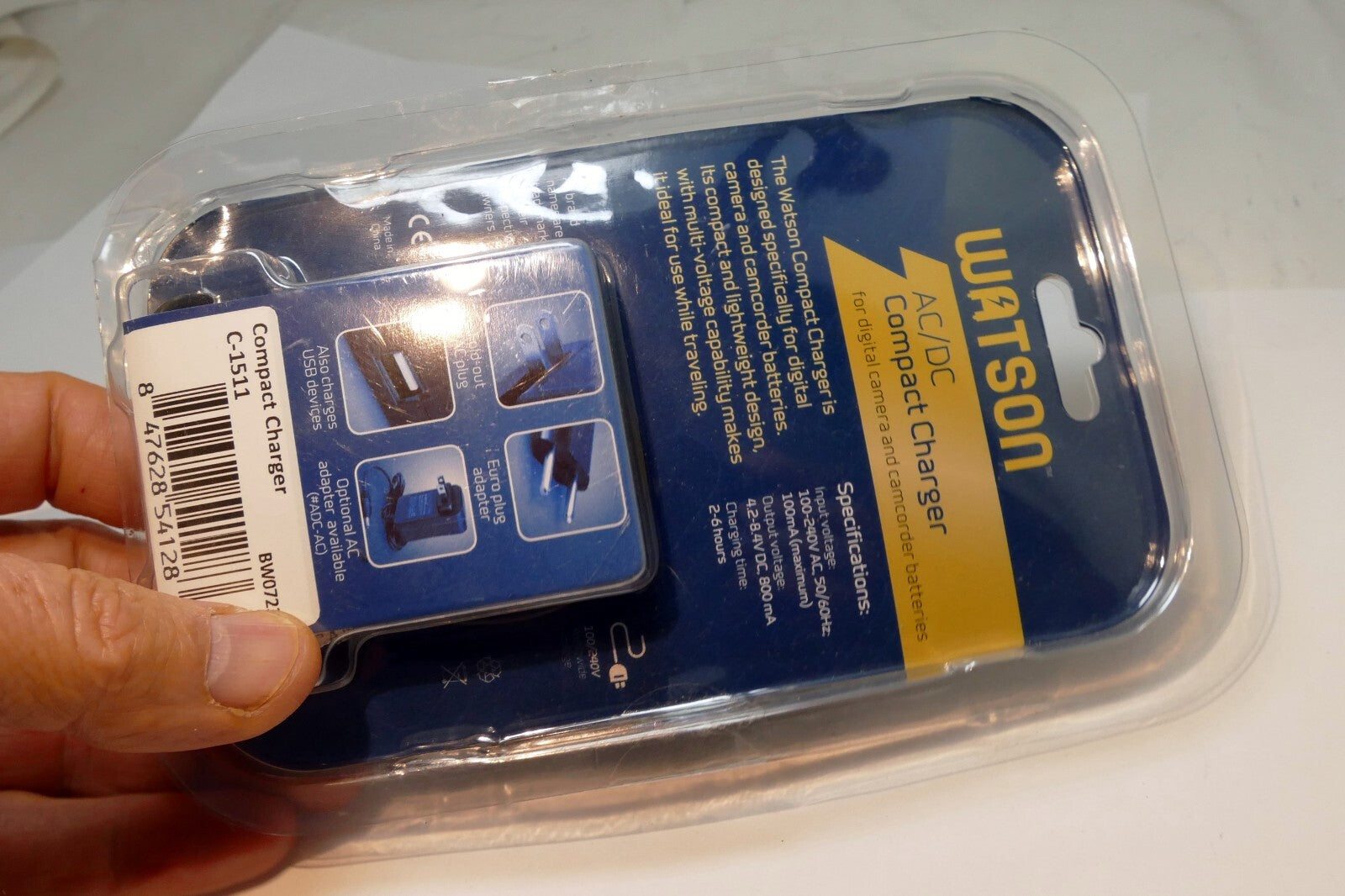 Watson AC/DC Charger for Canon BP-915, BP-930, BP-945, BP-950G 955 975 970G