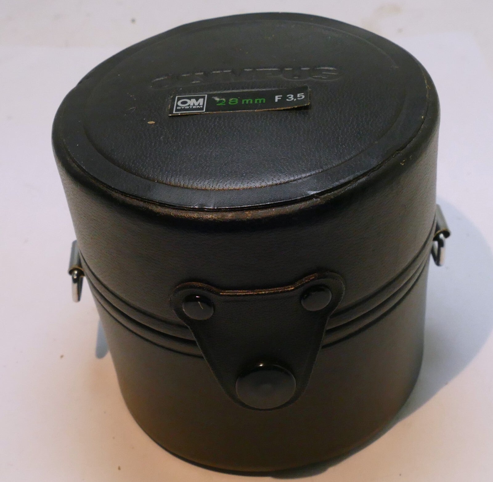Olympus Hard Lens Case for OM 28mm f2.8 f3.5 genuine OEM fits 50mm f1.4 Zuiko OM
