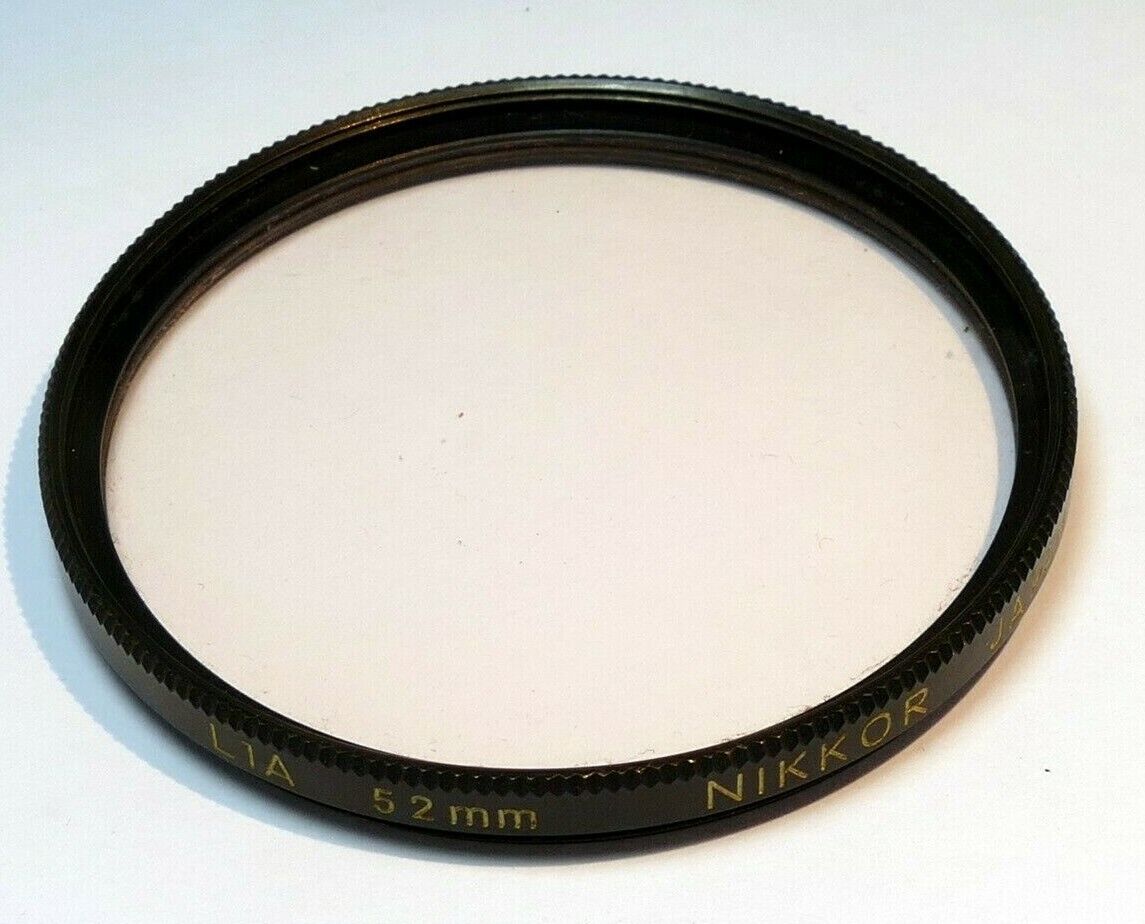 Nikon 52mm Filter L1A made in Japan skylight 1A Nikkor Genuine