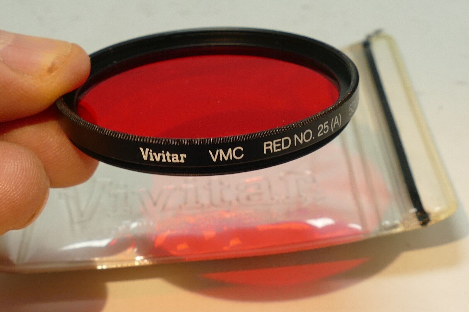 Vivitar VMC 52mm RED No. 25A  Filter Multi-Coated