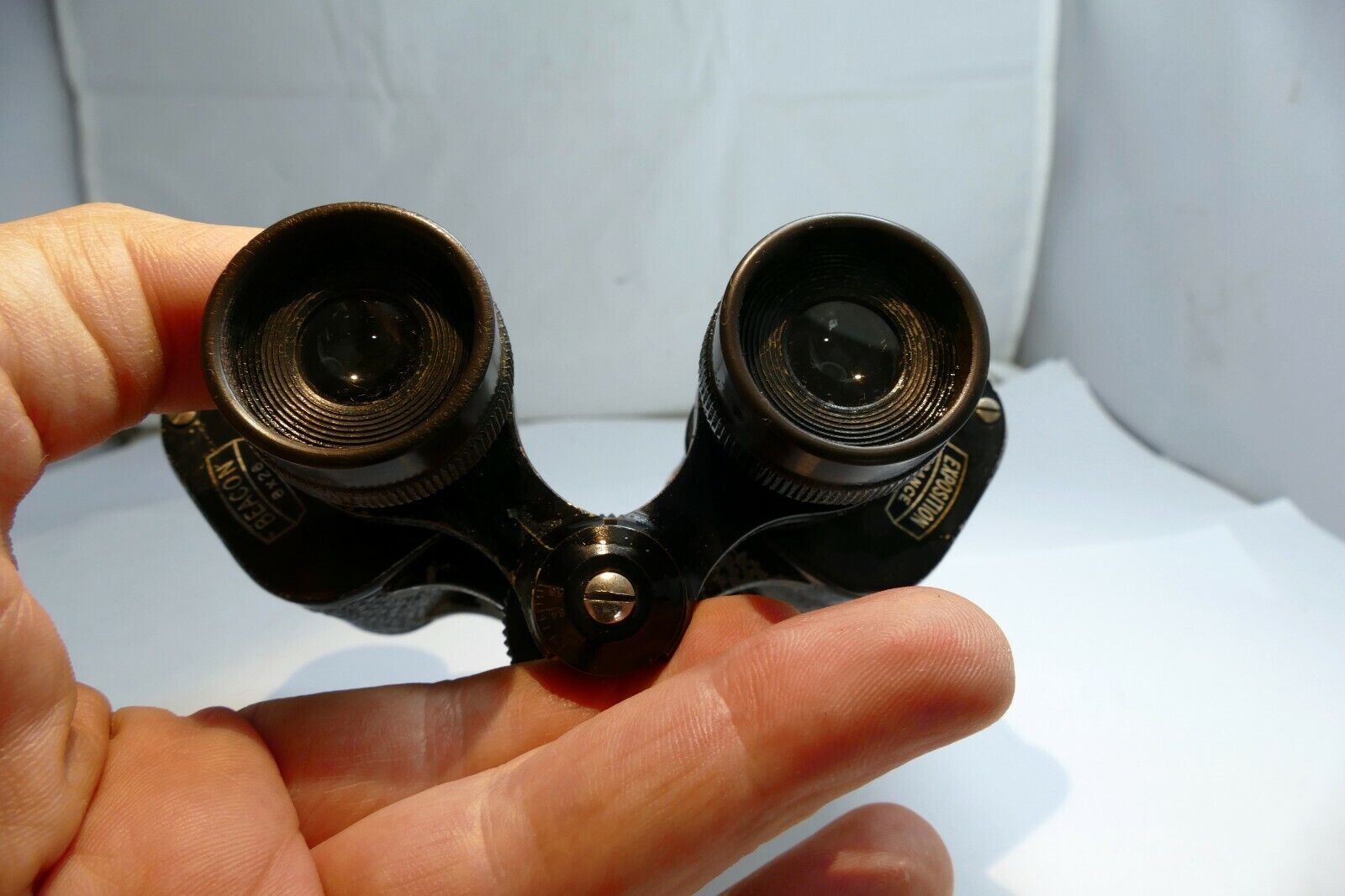 Beacon Exposition 8X26  binoculars Antique France WWII