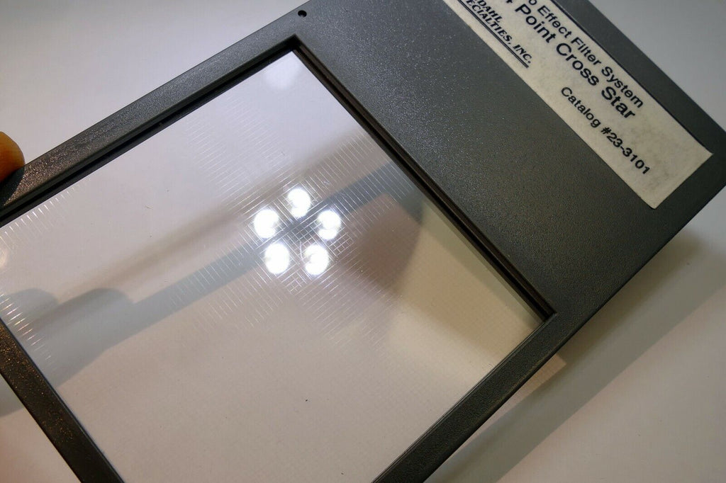 Lindahl 4-Point Cross Star CS Lens Filter drop in square 3X3" 23-3101