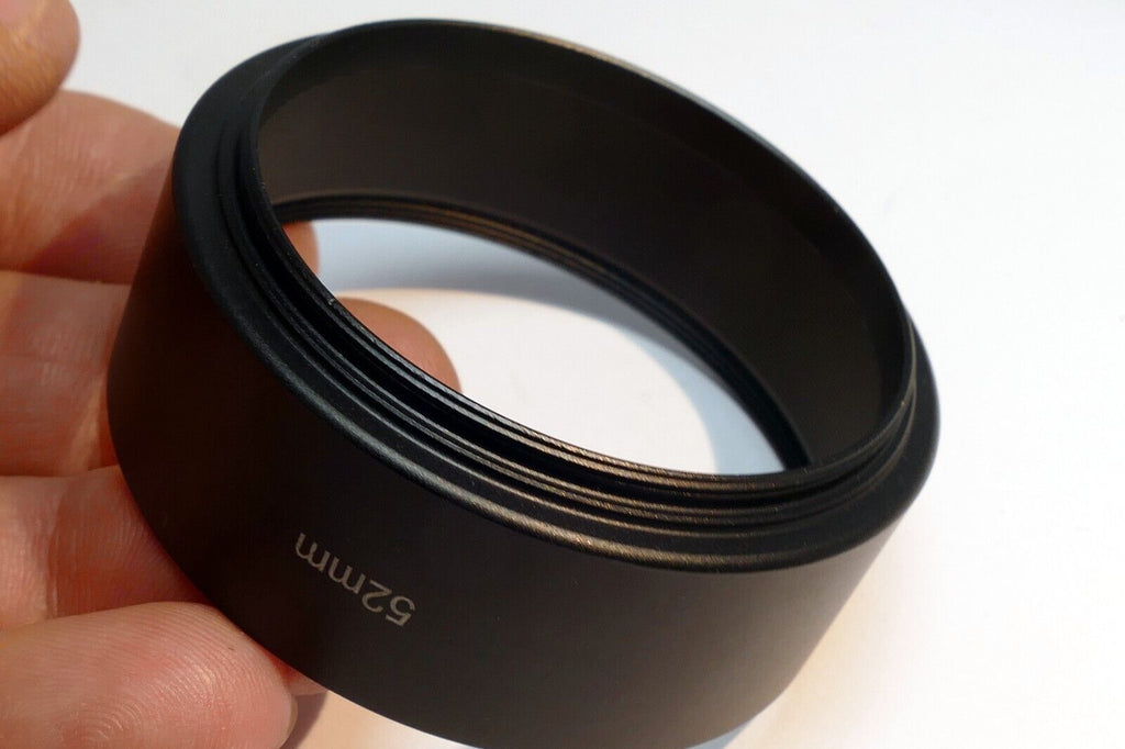 52mm metal Lens Hood Shade double threaded  rear and front for 135mm f2.8