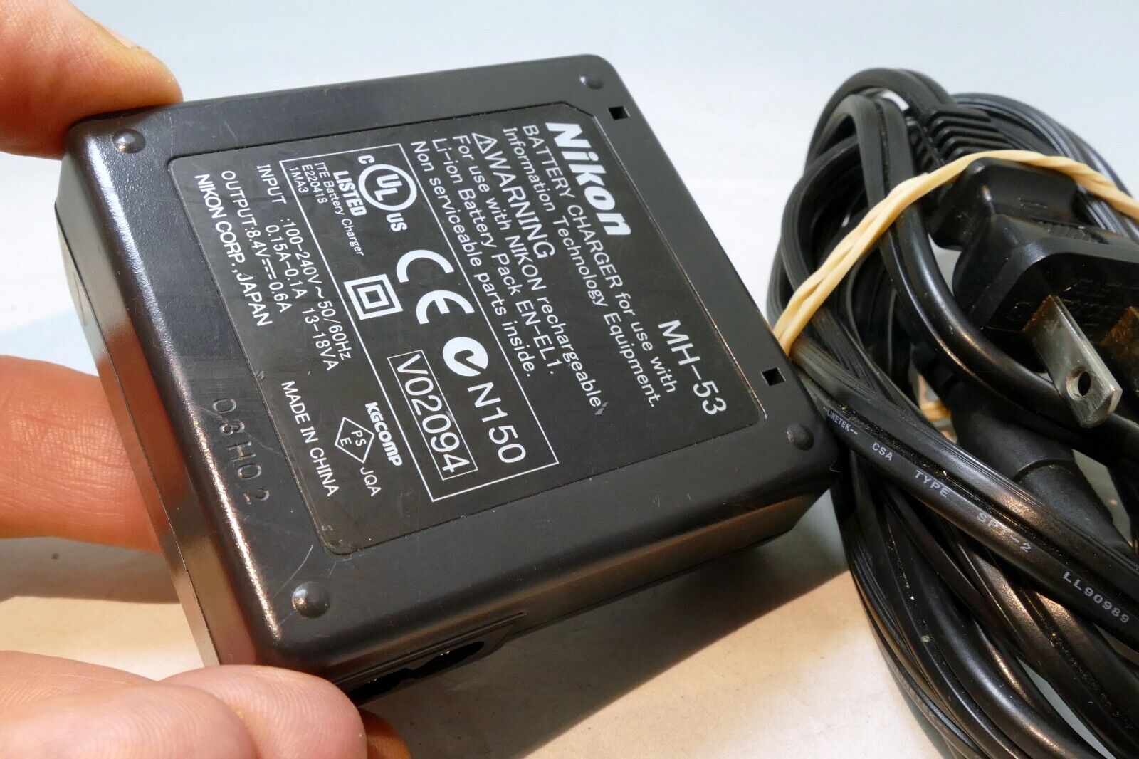 Nikon MH-53 AC battery charger adapter for Coolpix camera genuine  OEM