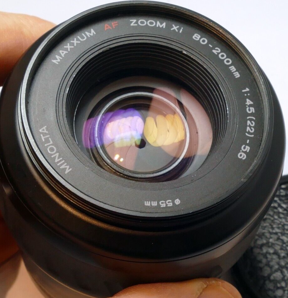 Minolta Maxxum 80-200mm f4.5-5.6 AF Lens For α37 α58 α68 - With Noisy AF Focus