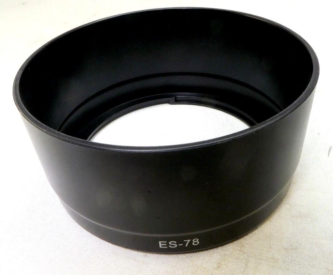 Aftermarket Camera Lens Hood Shade ES-78 Replacement for EF 50mm f1.2L USM