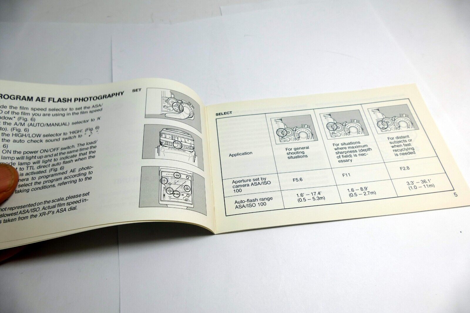 Ricoh XR Speedlight 300P Flash  Instruction Manual / User Guide EN - genuine OEM
