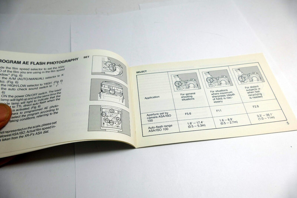Ricoh XR Speedlight 300P Flash  Instruction Manual / User Guide EN - genuine OEM