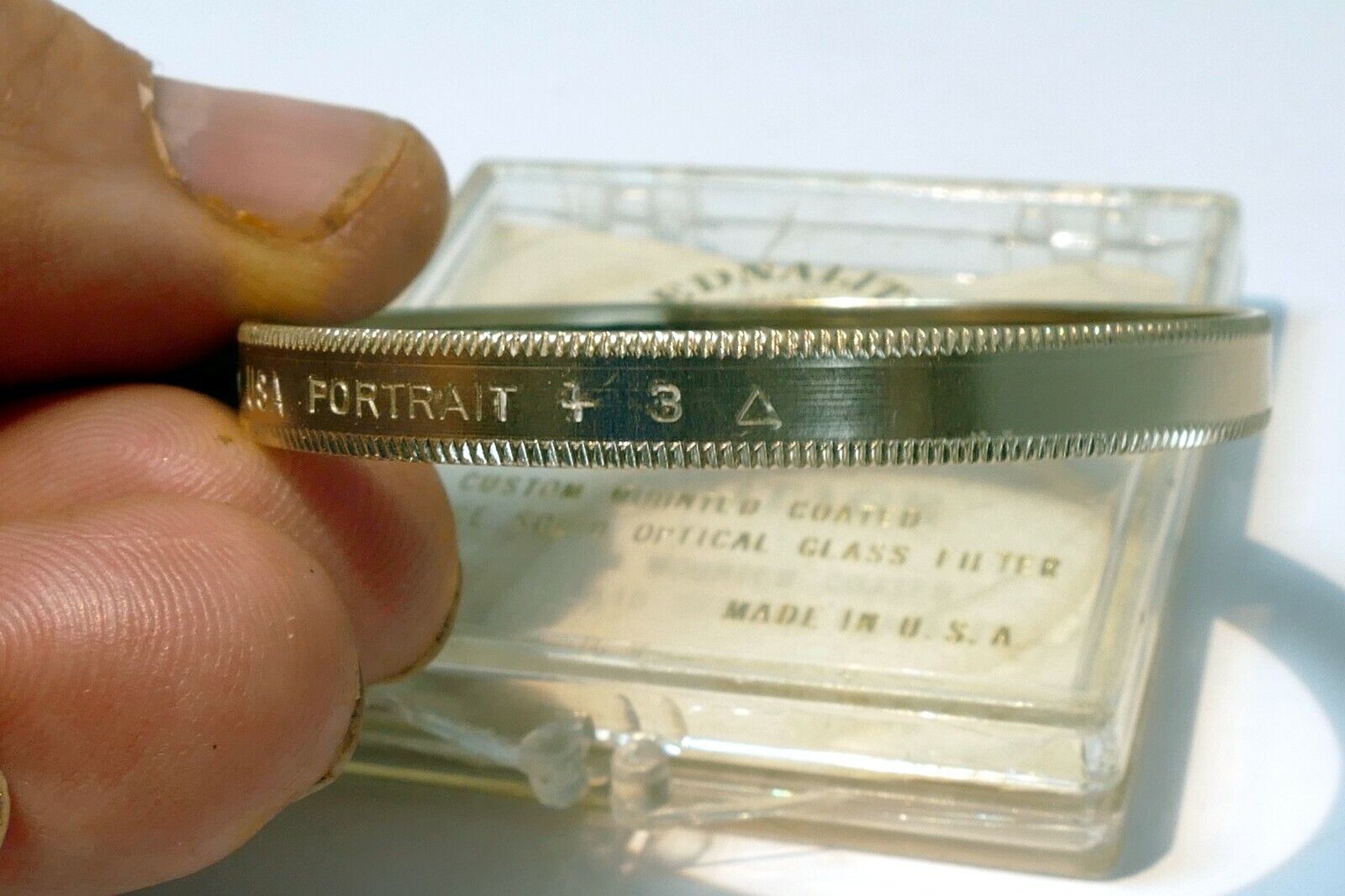 Ednalite Duraklad Series 7 VII 50.8mm filter drop in Portrait +3 close-p Plus 3