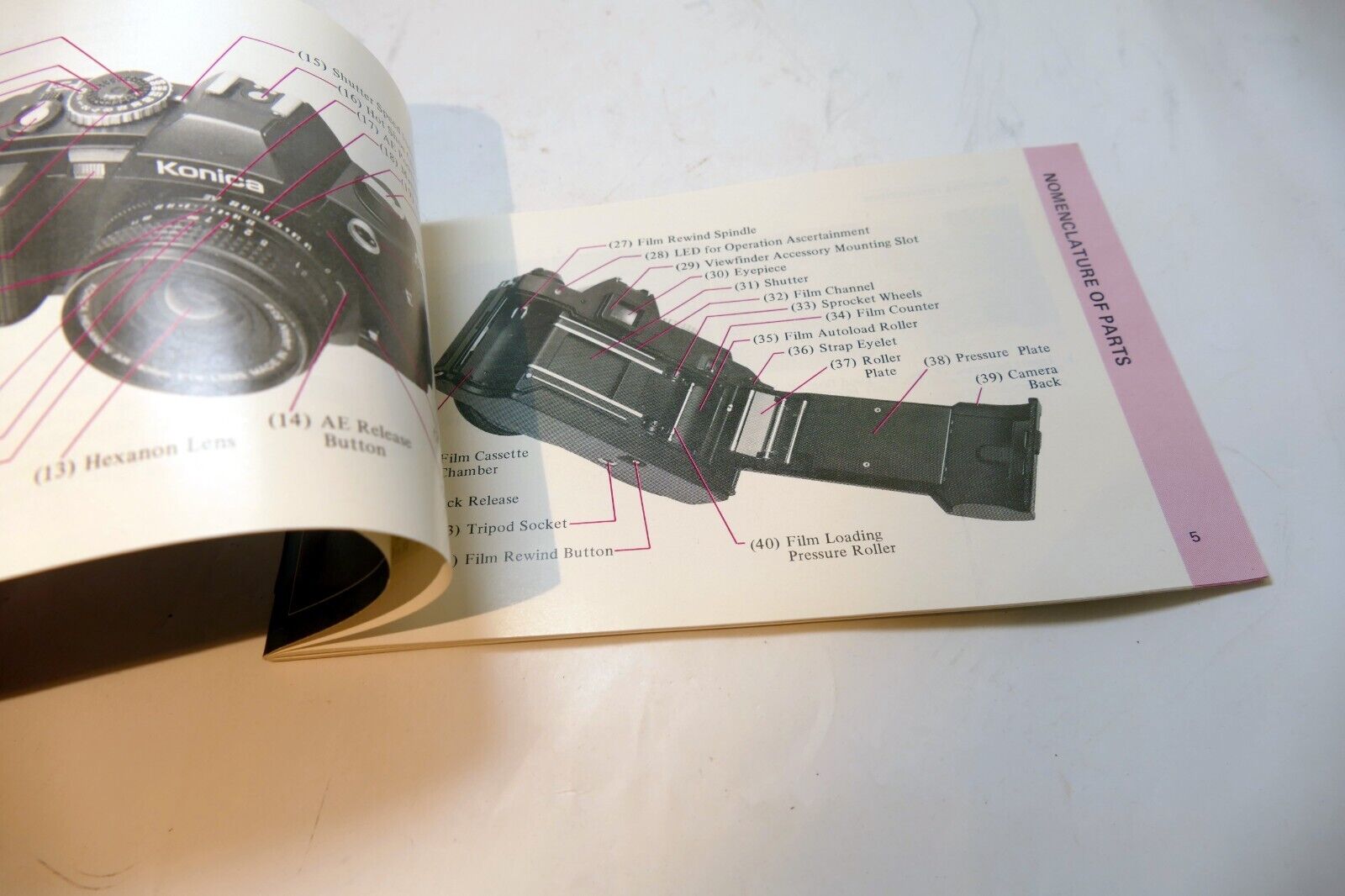 Konica FS-1  Camera Guide Booklet/Manual  English EN vintage